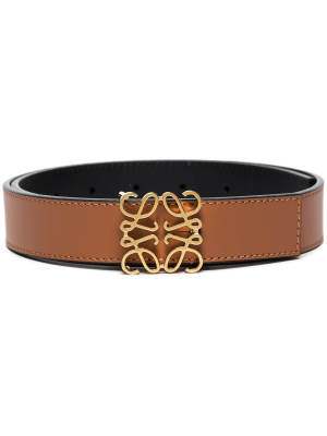 

Anagram reversible leather belt, LOEWE Anagram reversible leather belt
