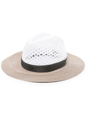 

Perforated-detail hat, Brunello Cucinelli Perforated-detail hat