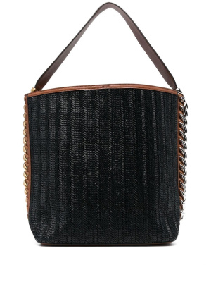 

Woven raffia tote bag, Stella McCartney Woven raffia tote bag