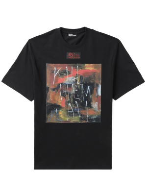 

Painting-print cotton T-shirt, Raf Simons Painting-print cotton T-shirt