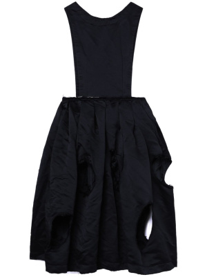 

Sleeveless pleated midi dress, Black Comme Des Garçons Sleeveless pleated midi dress