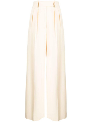 

Teyana pleated wide-leg trousers, KHAITE Teyana pleated wide-leg trousers