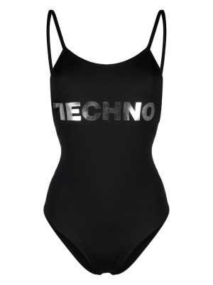 

Techno logo-print swimsuit, 1017 ALYX 9SM Techno logo-print swimsuit