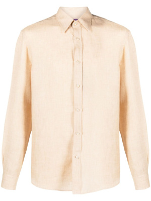 

Long-sleeve linen shirt, Ralph Lauren Purple Label Long-sleeve linen shirt