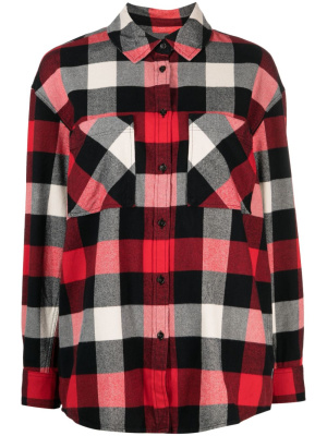 

Checked long-sleeve flannel shirt, Woolrich Checked long-sleeve flannel shirt