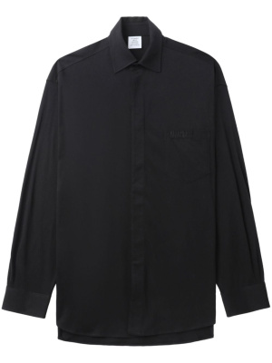 

Button-up cotton shirt, VETEMENTS Button-up cotton shirt