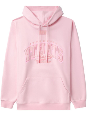 

Logo-embroidered drawstring hoodie, VTMNTS Logo-embroidered drawstring hoodie
