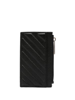 

Diag-embossed leather cardholder, Off-White Diag-embossed leather cardholder