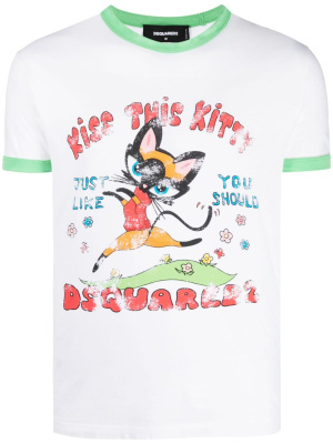 

Graphic-print cotton T-shirt, Dsquared2 Graphic-print cotton T-shirt