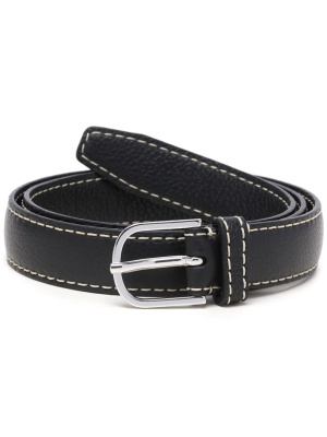 

Stitch-detail leather belt, TOTEME Stitch-detail leather belt