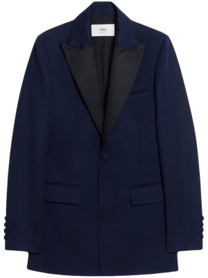 

Single-breasted V-neck blazer, AMI Paris Single-breasted V-neck blazer