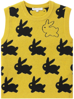 

Bunny jacquard knitted top, JW Anderson Bunny jacquard knitted top