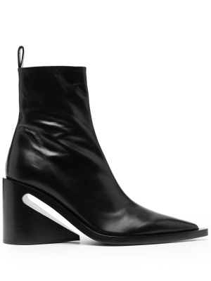 

Pointed-toe leather boots, Jil Sander Pointed-toe leather boots