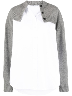 

Layered cardigan and shirt, Alexander Wang Layered cardigan and shirt