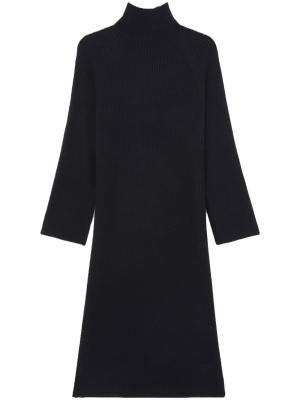 

High-neck ribbed dress, A.P.C. High-neck ribbed dress