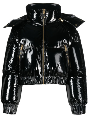 

Detachable-hood padded jacket, Versace Jeans Couture Detachable-hood padded jacket