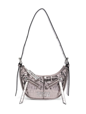 

Crocodile-embossed shoulder bag, Versace Jeans Couture Crocodile-embossed shoulder bag