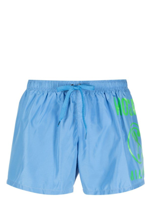 

Logo print swim shorts, Moschino Logo print swim shorts