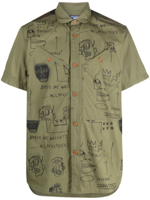 

Graphic-print cotton shirt, Junya Watanabe MAN Graphic-print cotton shirt