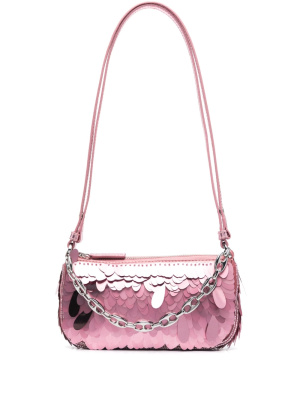 

Chain-link detail shoulder bag, BY FAR Chain-link detail shoulder bag