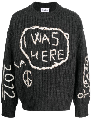 

Regard Graffiti wool jumper, Etudes Regard Graffiti wool jumper