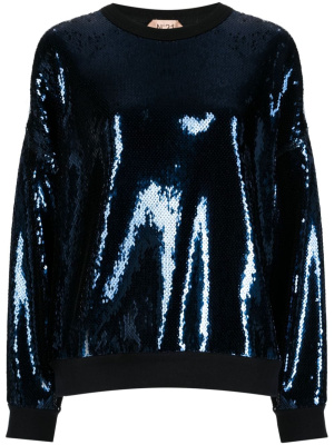 

Sequin crew-neck sweatshirt, Nº21 Sequin crew-neck sweatshirt