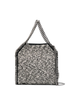 

Falabella bouclé-tweed tote bag, Stella McCartney Falabella bouclé-tweed tote bag