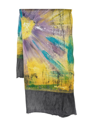 

Lightweight graphic-print scarf, Avant Toi Lightweight graphic-print scarf