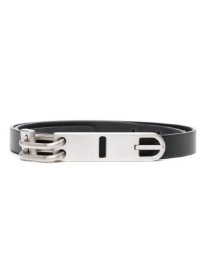 

Tongue leather buckled belt, Rick Owens Tongue leather buckled belt