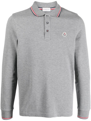 

Logo-patch cotton polo shirt, Moncler Logo-patch cotton polo shirt