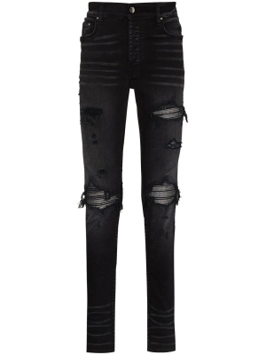 

Ripped-finish skinny jeans, AMIRI Ripped-finish skinny jeans