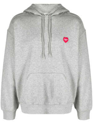

Heart logo-patch cotton hoodie, Carhartt WIP Heart logo-patch cotton hoodie