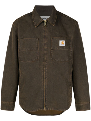 

Logo-patch canvas shirt jacket, Carhartt WIP Logo-patch canvas shirt jacket