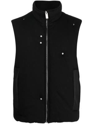 

Zipped-up roll-neck gilet, 1017 ALYX 9SM Zipped-up roll-neck gilet