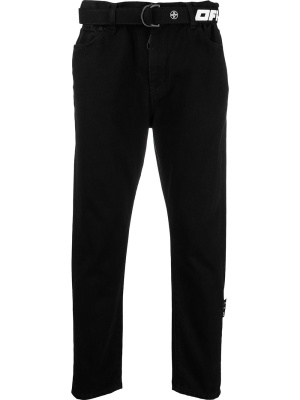 

Straight-leg belted jeans, Off-White Straight-leg belted jeans