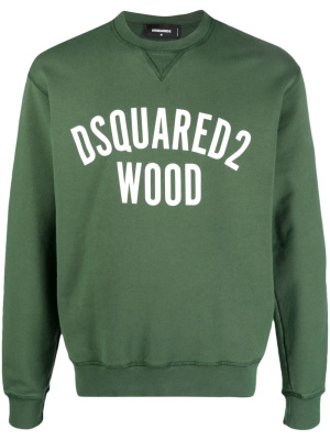

Logo-print cotton sweatshirt, Dsquared2 Logo-print cotton sweatshirt