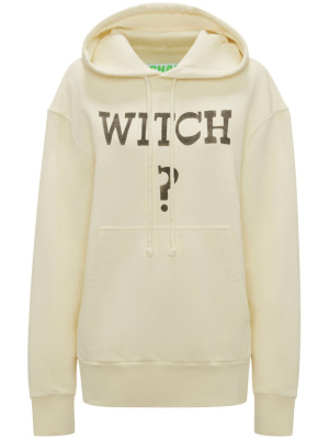 

Slogan-print cotton hoodie, JW Anderson Slogan-print cotton hoodie
