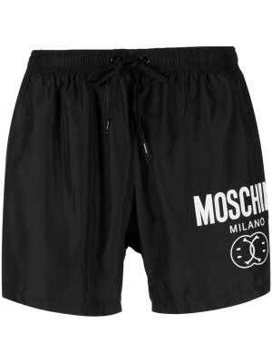 

Logo print swim shorts, Moschino Logo print swim shorts