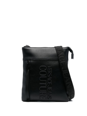 

Logo-embossed messenger bag, Versace Jeans Couture Logo-embossed messenger bag