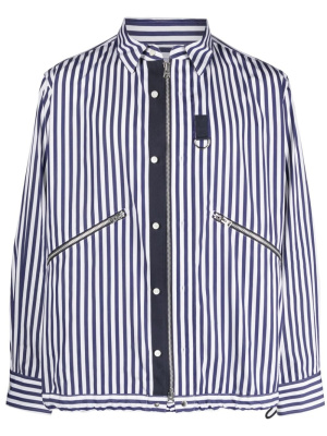 

Stripe-print cotton shirt, Sacai Stripe-print cotton shirt