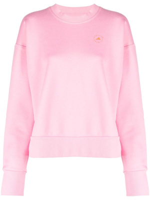 

Logo-print crew-neck sweatshirt, Adidas by Stella McCartney Logo-print crew-neck sweatshirt