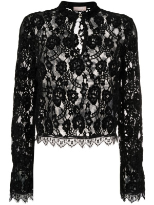 

Floral-lace long-sleeve top, LIU JO Floral-lace long-sleeve top