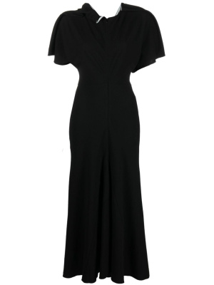 

Ruched A-line midi dress, Victoria Beckham Ruched A-line midi dress