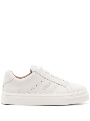 

Lauren lace-up leather sneakers, Chloé Lauren lace-up leather sneakers
