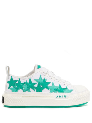 

Court star-patch low-top sneakers, AMIRI Court star-patch low-top sneakers