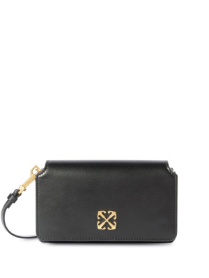 

Jitney leather crossbody bag, Off-White Jitney leather crossbody bag