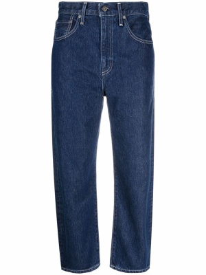 

High-waist straight-leg jeans, Levi's: Made & Crafted High-waist straight-leg jeans