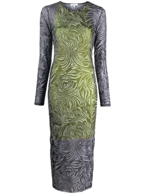 

Graphic-print tulle dress, Patrizia Pepe Graphic-print tulle dress