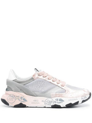 

Buffly velvet-effect leather sneakers, Premiata Buffly velvet-effect leather sneakers