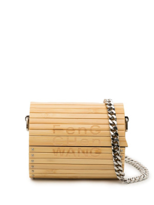 

Logo-debossed bamboo belt bag, Feng Chen Wang Logo-debossed bamboo belt bag